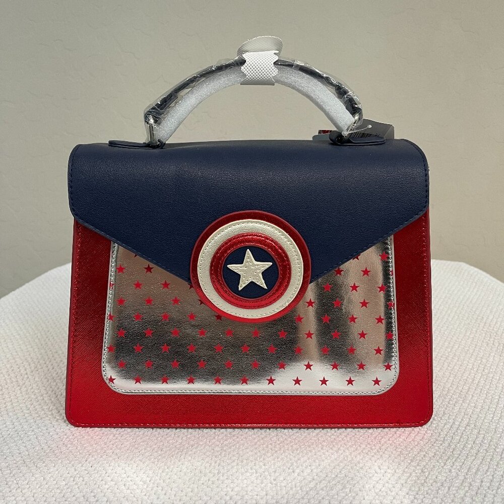 DANIELLE NICOLE ~ Disney Marvel Captain America Crossbody Bag - NWT!